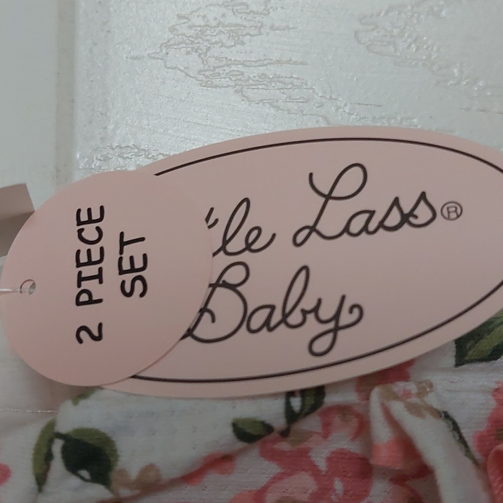 Little Lass Baby Dress 2 Piece Set - Picture 6 of 6